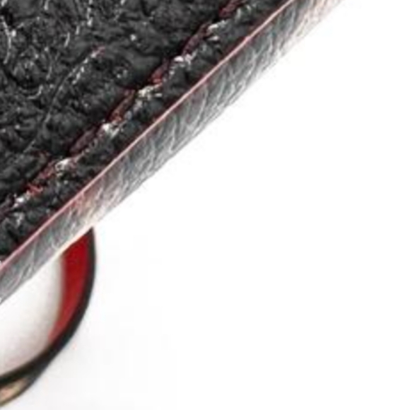 Christian Louboutin Mini CabataTiger Red Leather Studded Crossbody Bag - Picture 13 of 15